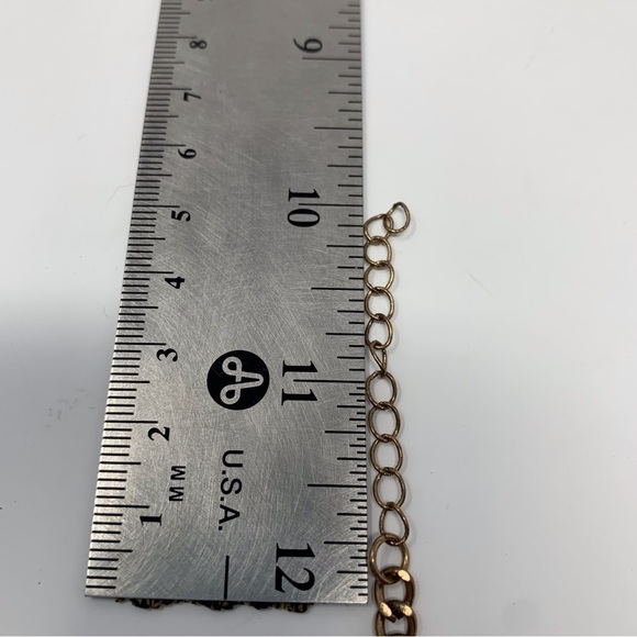 Southwestern Boho Blue Teal Beaded Necklace - Picture 7 of 7